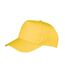 Casquette De Baseball Printers Jaune Result Headwear-2