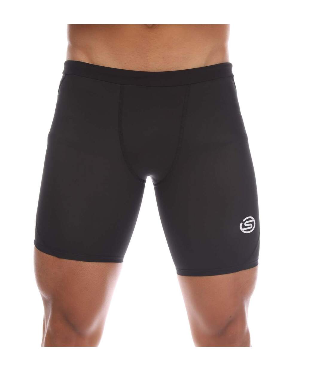 Mens Series-1 Half Tights Black Skins-1