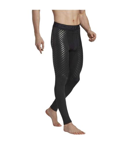 Legging Motif/style Imprimé Graphique Techfit Homme Noir Adidas