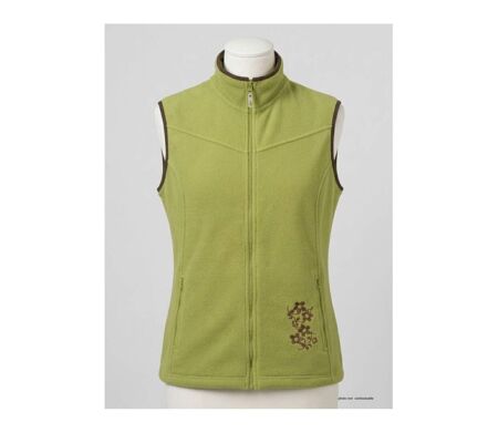 Gilet Polaire Femme Sans Manches SH1026 Vert/Marron (Mayflower)