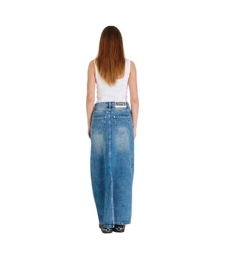 Jupe Longue Femme Bleu The Ragged Priest