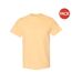 Lot de 5  t-shirts manches courtes hommes jaune pâle Gildan