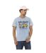 T-shirt homme regular en jersey 160gr acid wash print devant Truck Vondutch-1