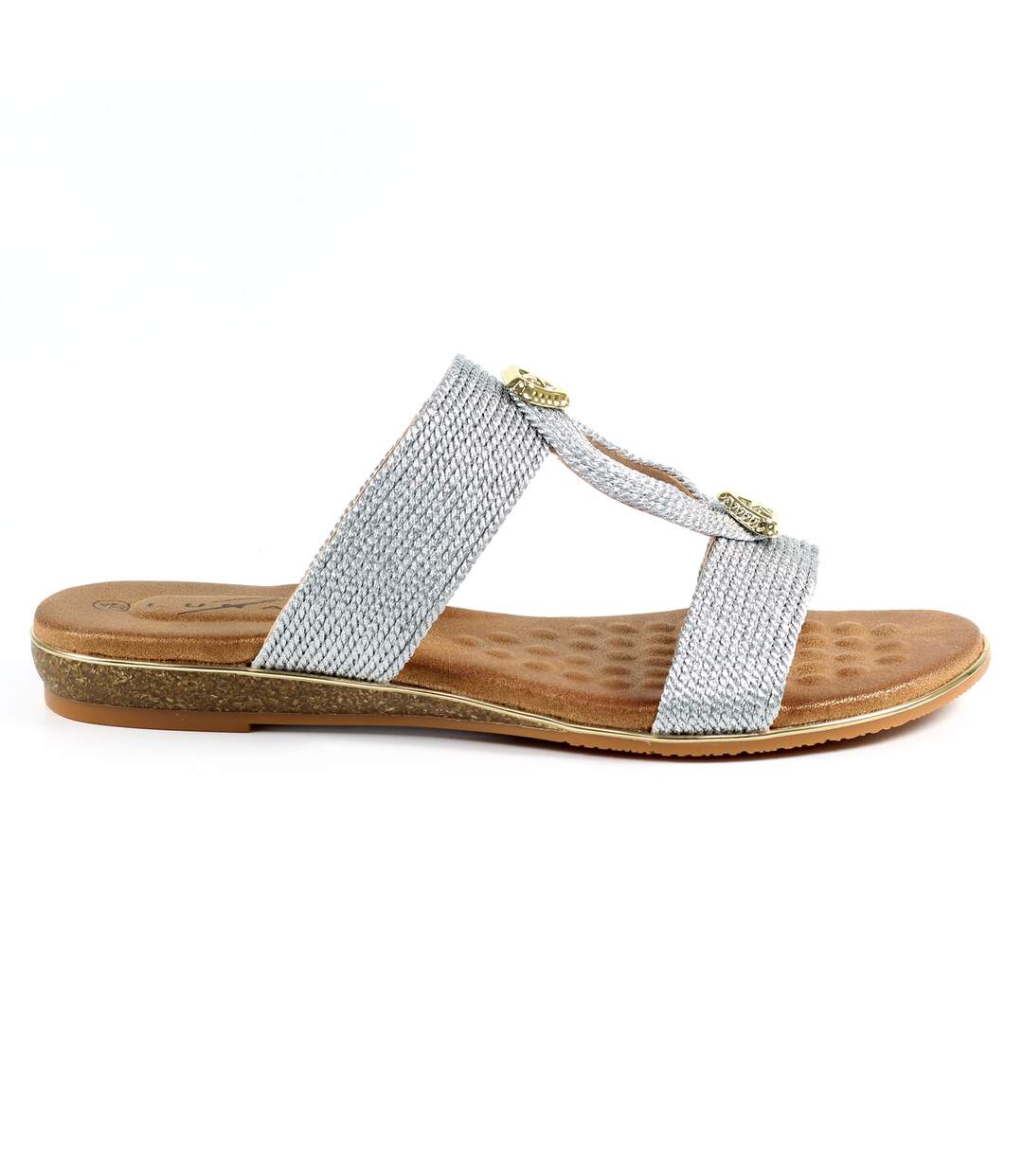 Sandales Calow Femme Argenté Lunar-3