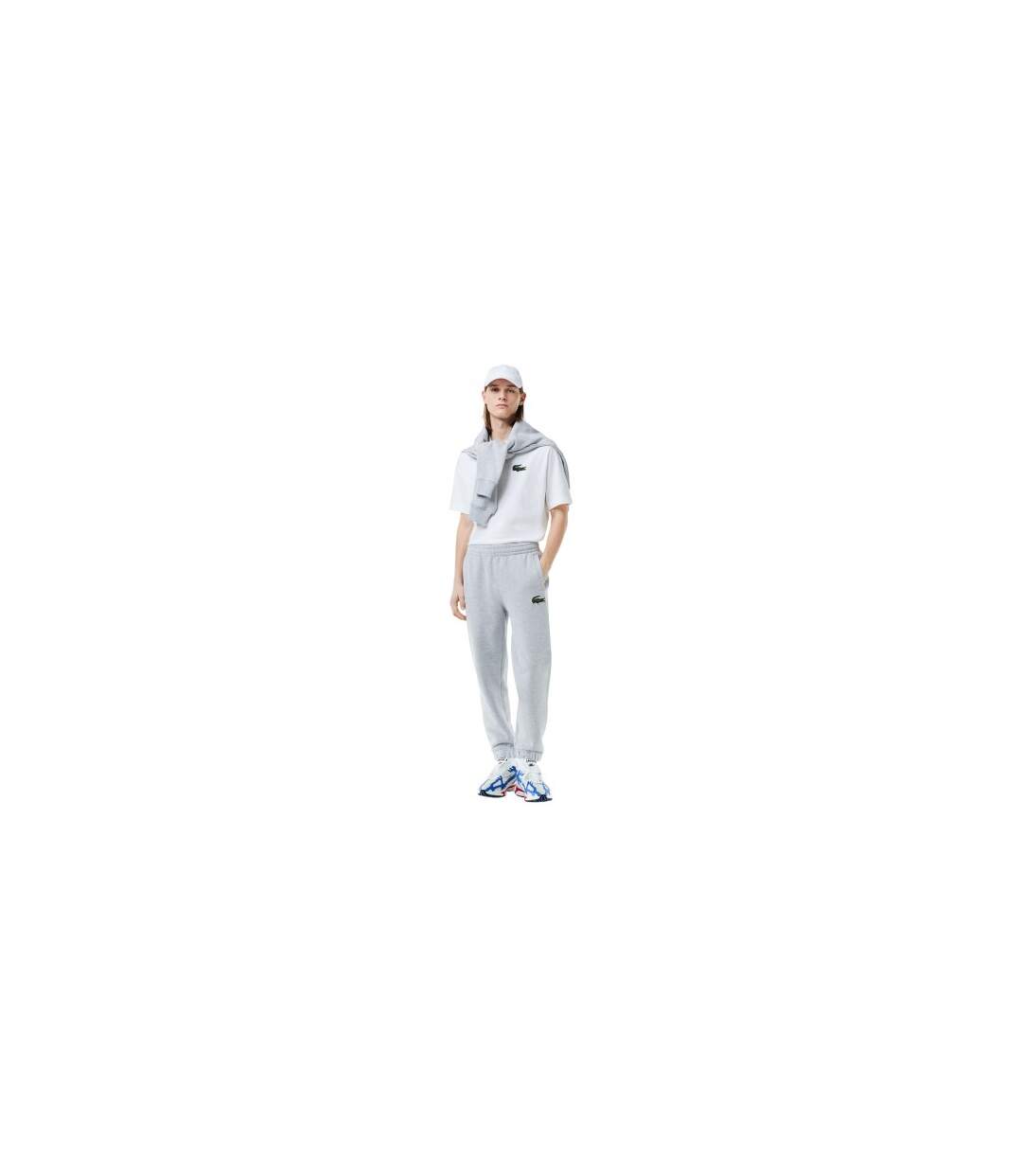 T-shirt Motif/style Logo Brodé Adulte Blanc Lacoste-1