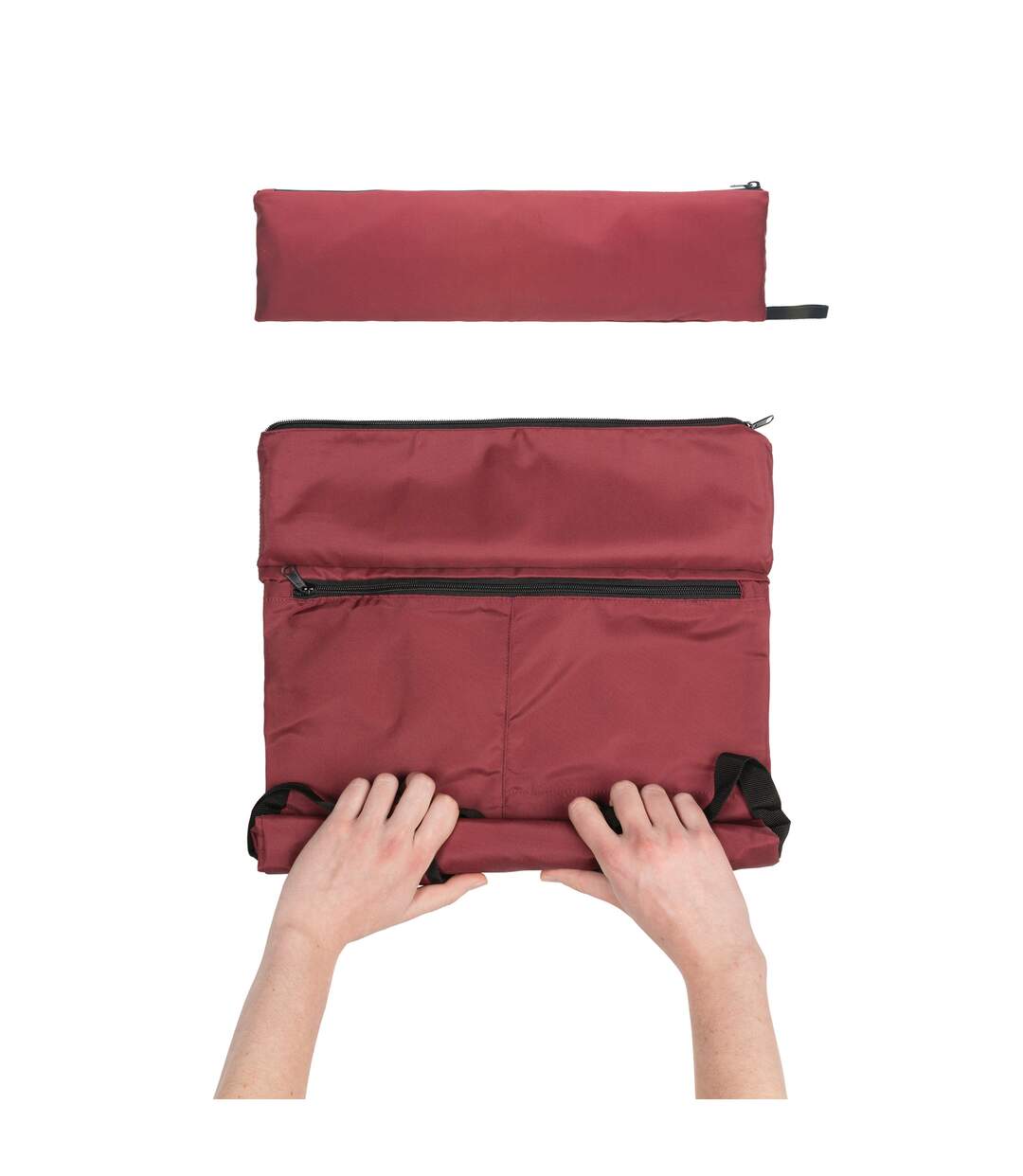 Dillon foldable rpet lightweight 20l backpack one size red XD Collection-3