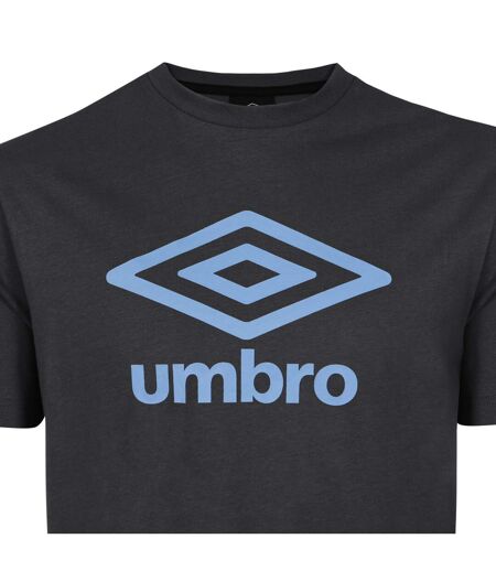 Tee shirt homme col rond en coton 160GSM et logo imprimé 729280 Umbro