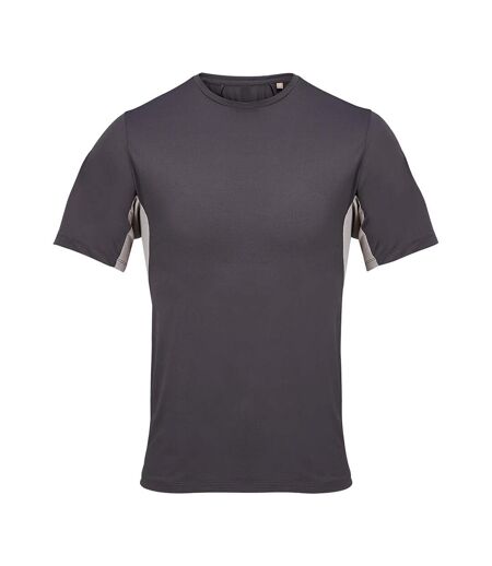 T-shirt Motif/style Orage Performance Adulte Gris Foncé Gris Clair SOLS