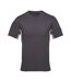 T-shirt Motif/style Orage Performance Adulte Gris Foncé Gris Clair SOLS-2