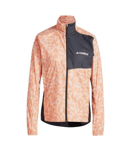 Veste Coupe-vent Terrex Trail Running Femme/ladies Ambre Noir Adidas