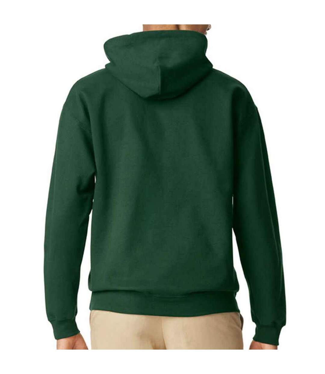 Sweat à capuche softstyle adulte vert forêt Gildan-2