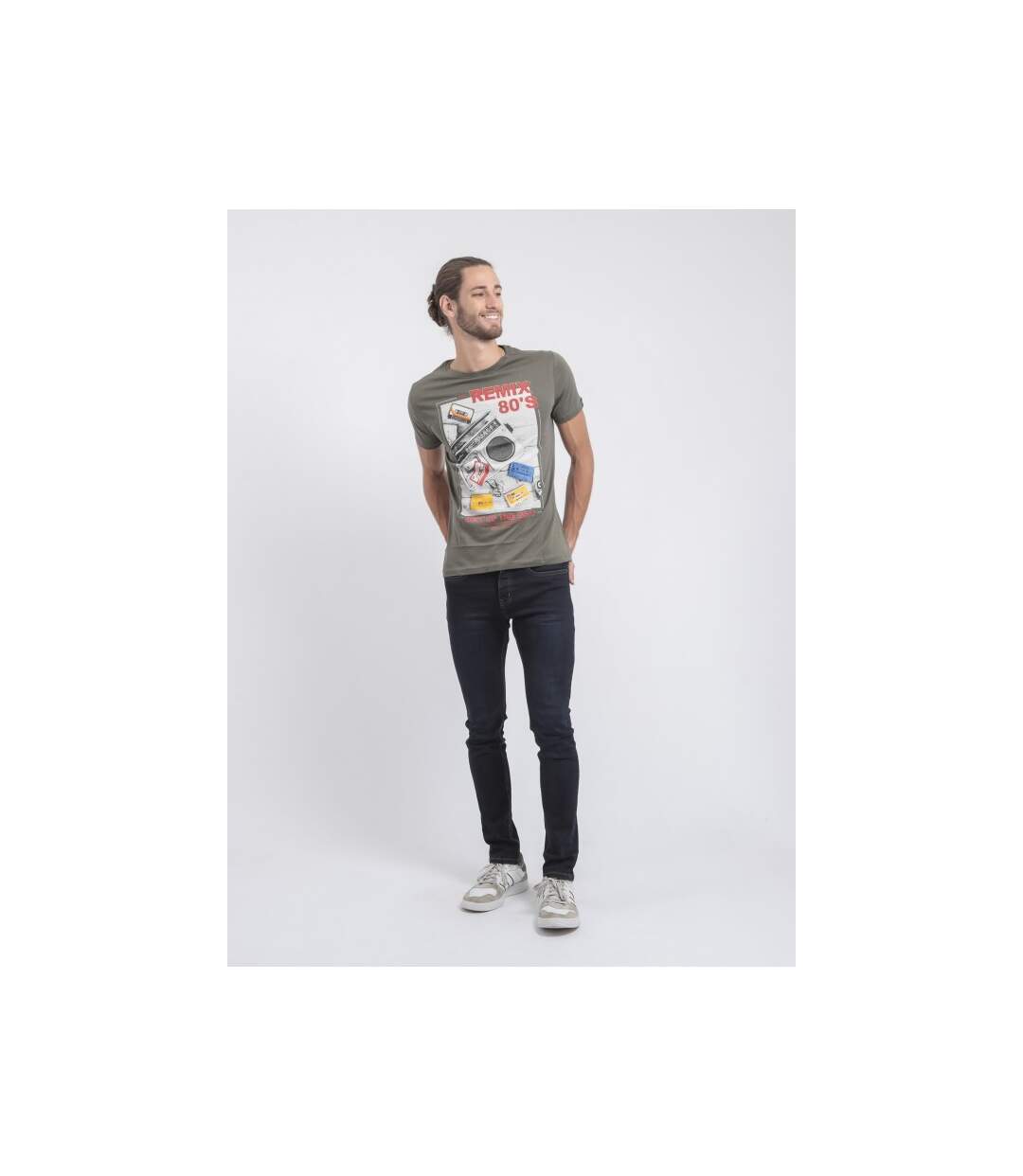 T-shirt col rond pur coton JAMIX-4