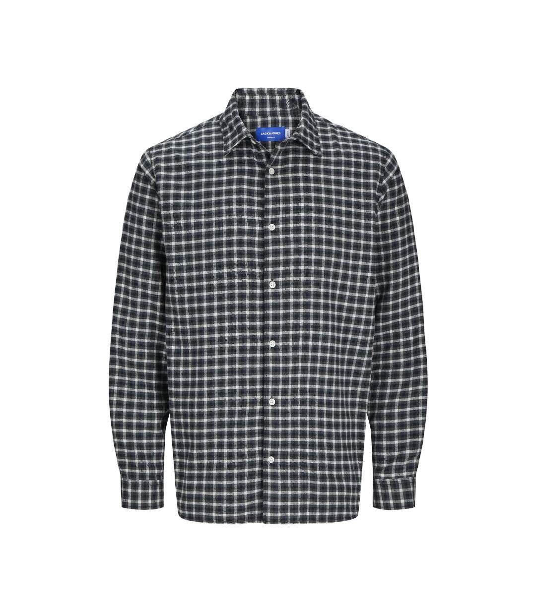 Chemise grise/noire homme jack & jones joshua - l-1