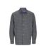 Chemise grise/noire homme jack & jones joshua - l-1
