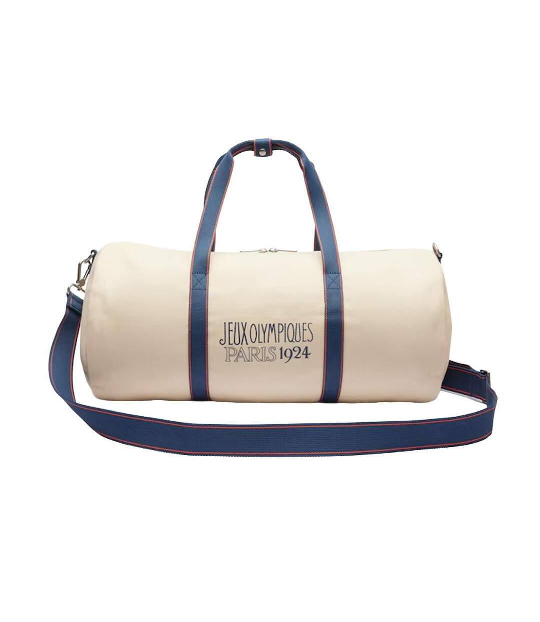 Sac de voyage beige/marine mixte lacoste duffle-1