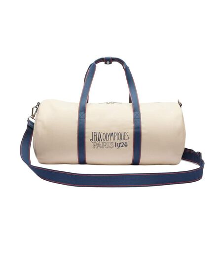 Sac de voyage beige/marine mixte lacoste duffle