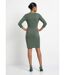Robe cache coeur jersey cotelé Essentiel-2