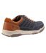 Mens Finley Leather Shoes Orange Black Hush Puppies-2