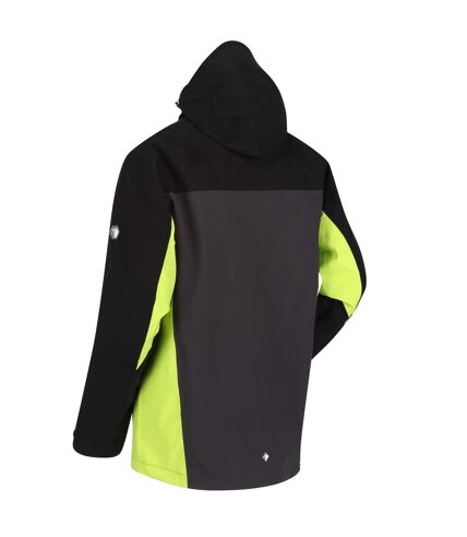 Regatta Mens Birchdale Waterproof Hooded Jacket (Ash/Black) - UTRG3474