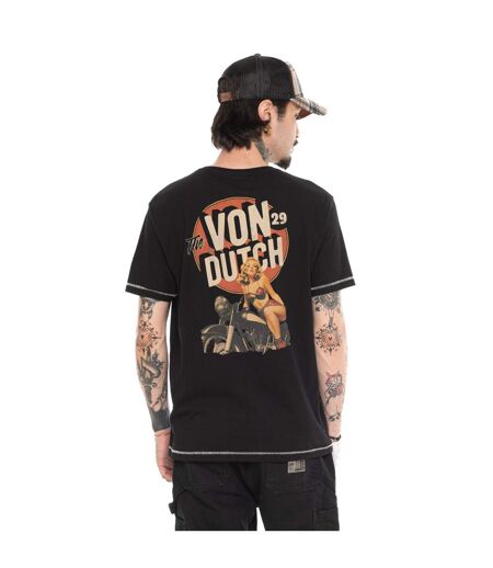 T-shirt homme regular en jersey 160GSM print devant et dos Bitch Vondutch