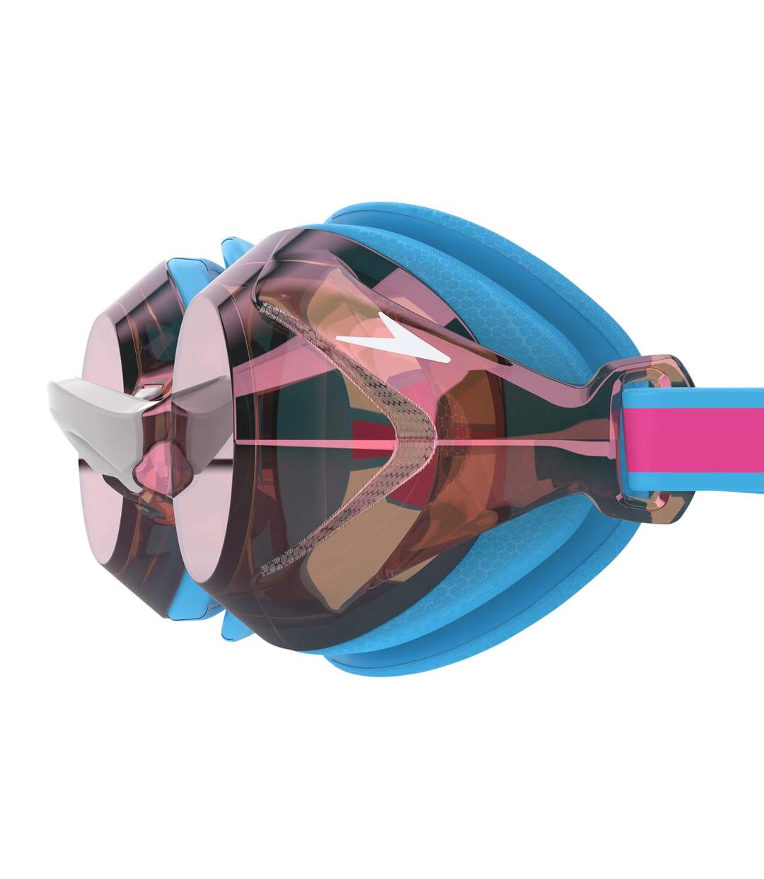Lunettes De Natation Motif/style Miroir Vanquisher 3.0 Enfant Bleu Speedo-2