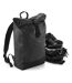 Bagbase Tarp Waterproof Roll-Top Backpack (Black) (One Size) - UTBC3675-1