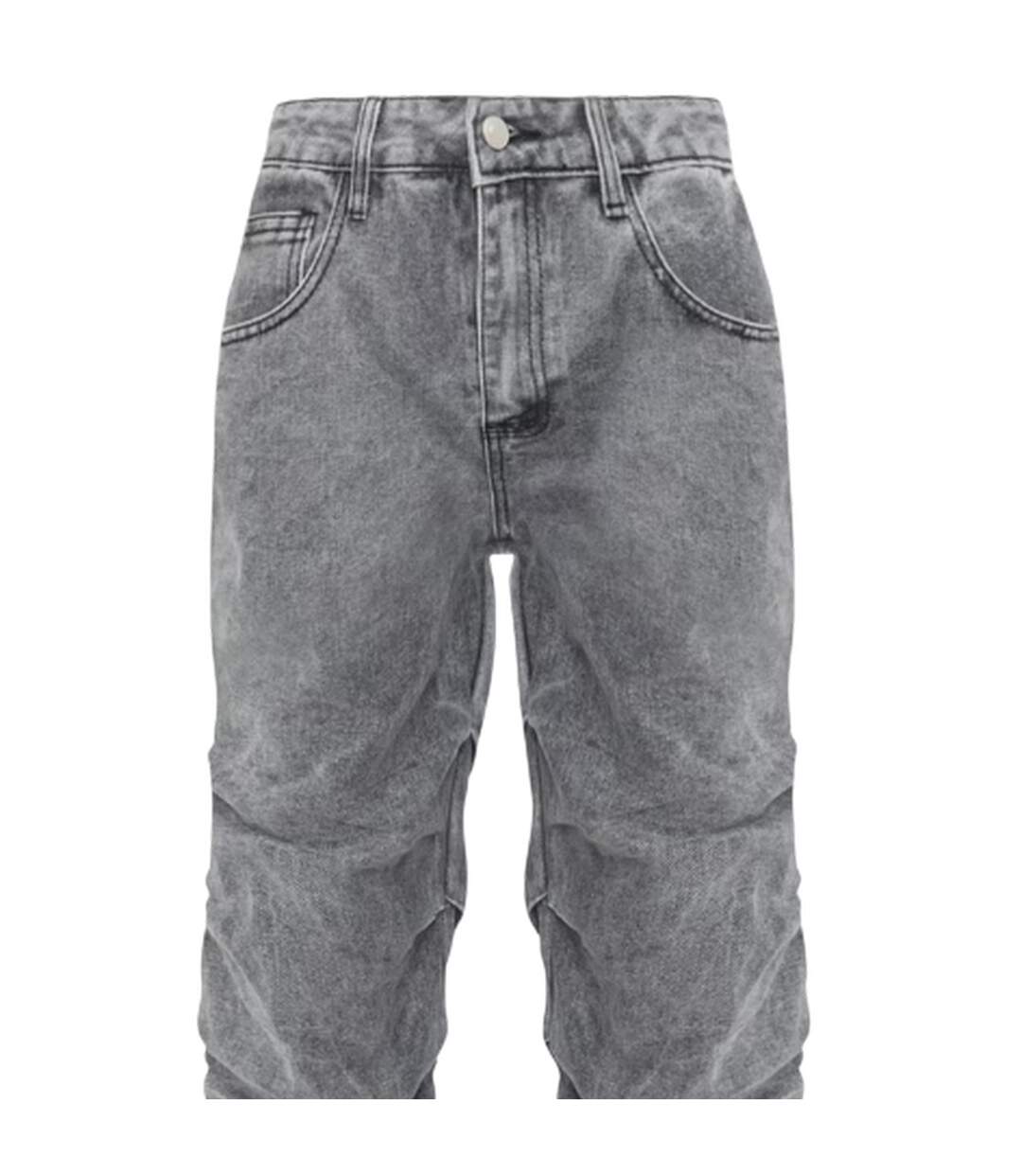 Womens/ladies Ruched Straight Jeans Black I Saw It First-3