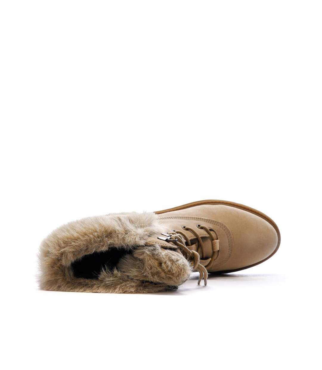 Bottines marrons femme geox iridea t-3