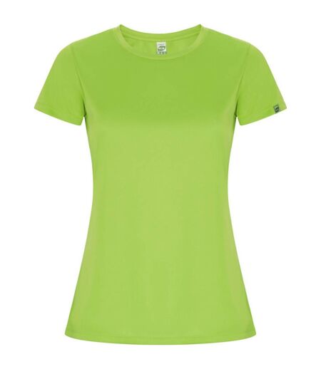 Womens/ladies imola sports t-shirt lime Roly