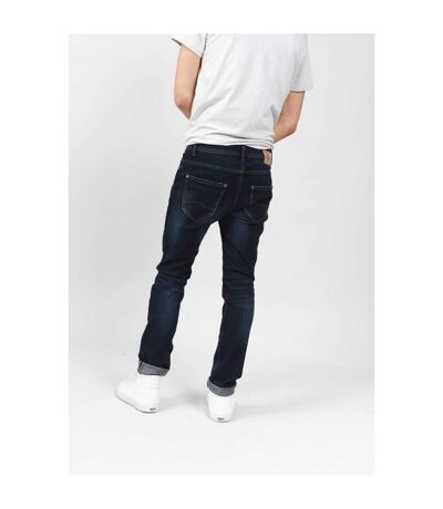 Jeans slim effet usé CARLOS Dark Blue Used