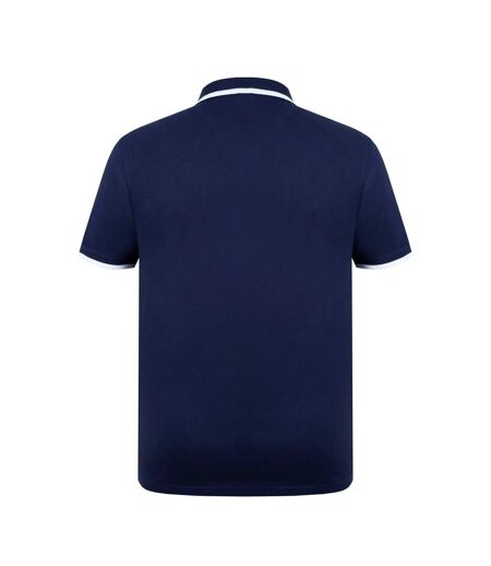 Polo Motif/style Signature Homme Bleu Marine SoulCal