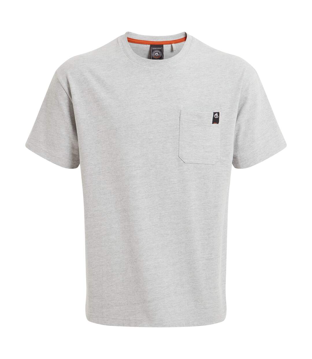 Mens Wakefield Workwear Pocket T-shirt Soft Grey Marl Craghoppers-2