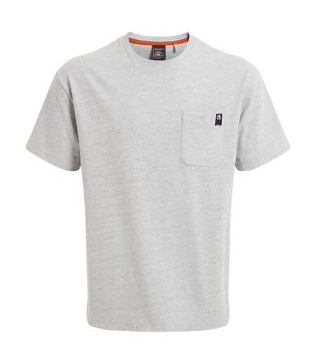 Mens Wakefield Workwear Pocket T-shirt Soft Grey Marl Craghoppers