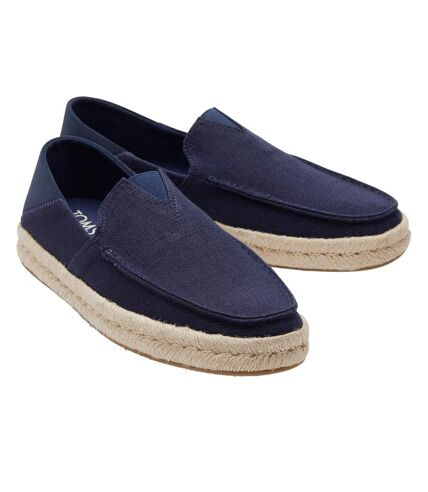 Mens alonso rope loafers navy Toms