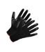 Glenwear Lightweight Nitrile Gloves (Pack Of 10) (Black) (XL)