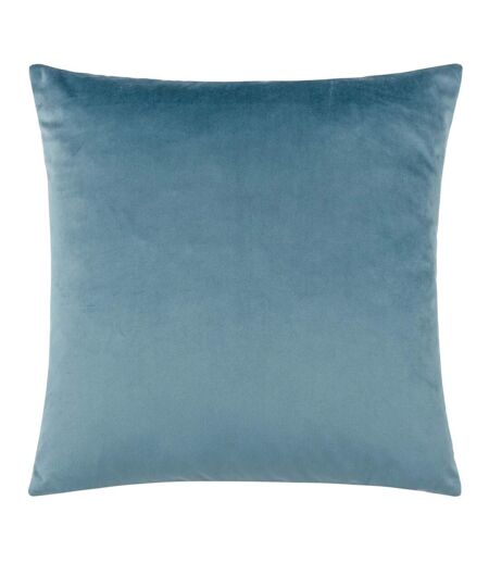 Paoletti Henley Jacquard Velvet Throw Pillow Cover (Smoke/Rose) (50cm x 50cm)