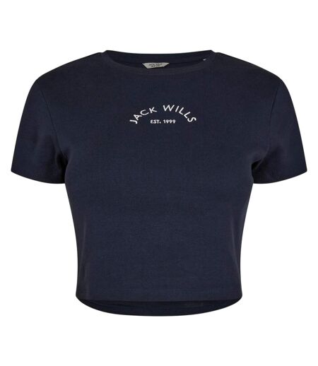 T-shirt Court Motif/style 1 Femme Bleu Marine Jack Wills