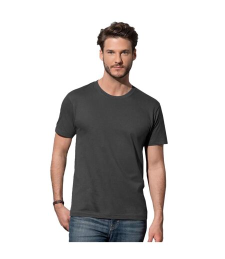 T-shirt Confortable Homme Noir Stedman