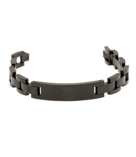 Liverpool FC Unisex Adult Ion Plated Link Bracelet (Black) (One Size) - UTTA8099