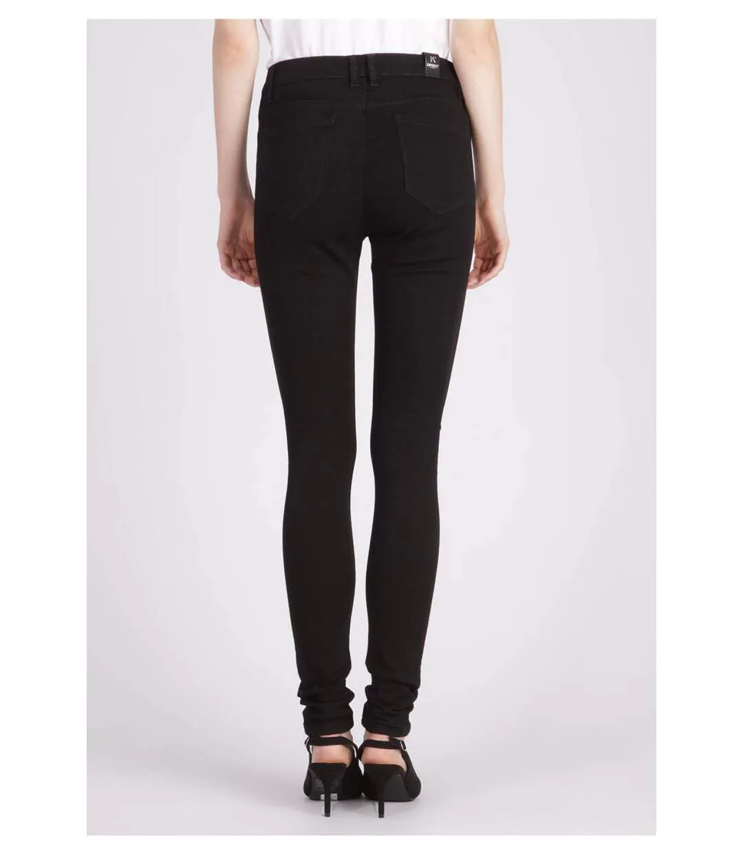 Jean noir taille haute  -  Kaporal - Femme-3