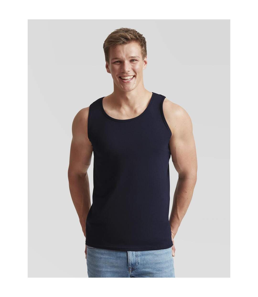 Débardeur Valueweight Homme Blanc Fruit Of The Loom-1