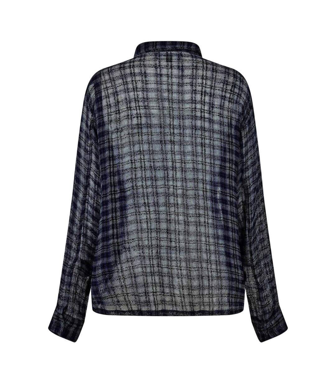 Mens Utility Overshirt Blue Check Represent-3