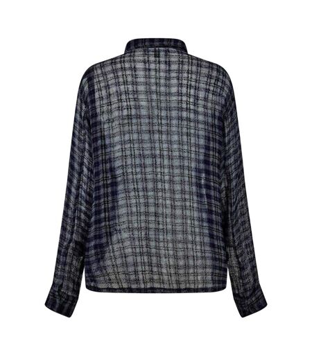 Mens Utility Overshirt Blue Check Represent