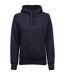 Tee Jays Womens/Ladies Hooded Sweatshirt (Navy)
