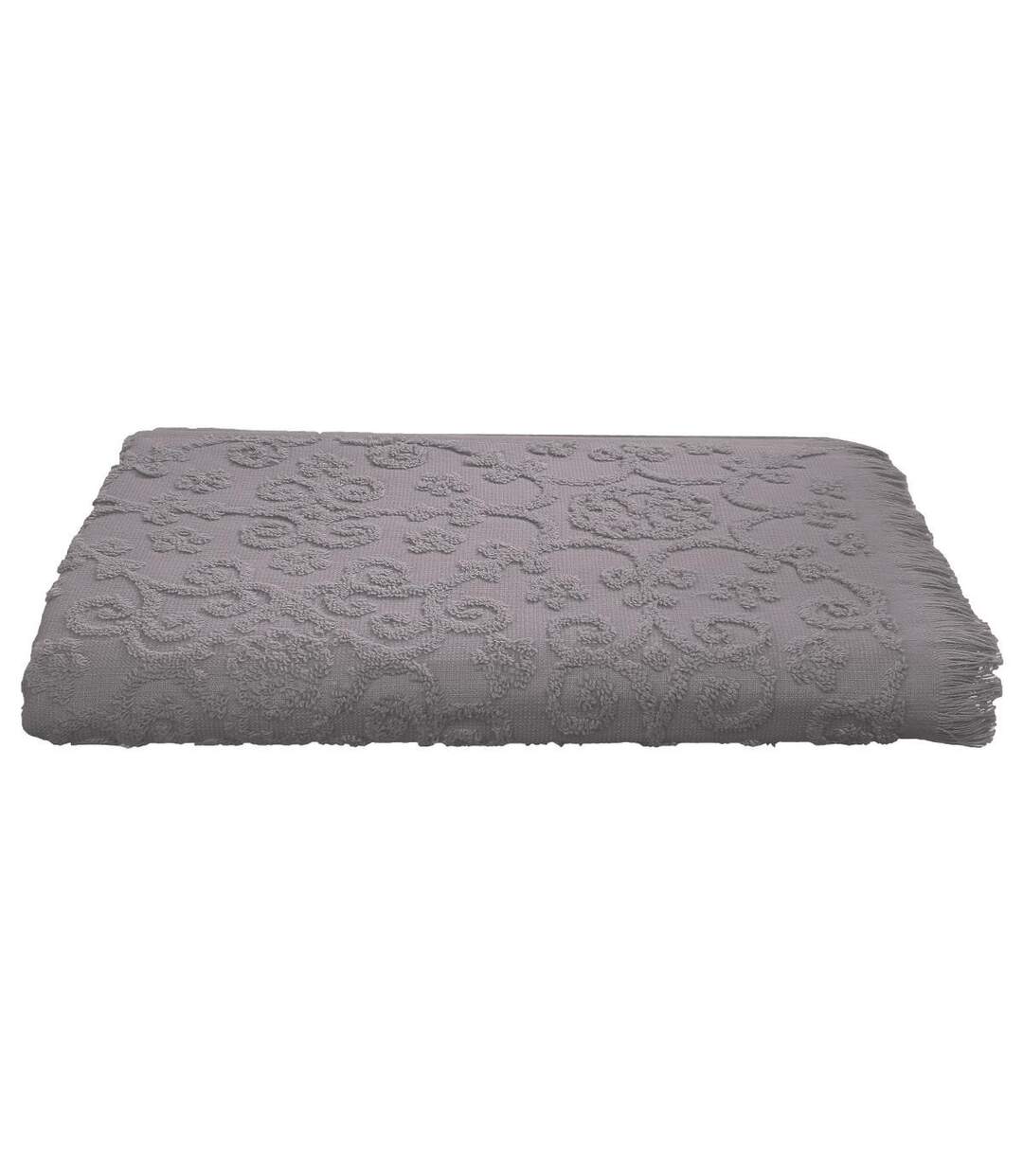 Drap de Douche Esprit de Campagne 70x130cm Gris-1