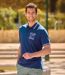 Pack of 2 Men's Pacific Piqué Polo Shirts - Navy Purple-4