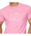 T-shirt homme col rond en jersey 140grm imprimé devant Log6 Vondutch-2