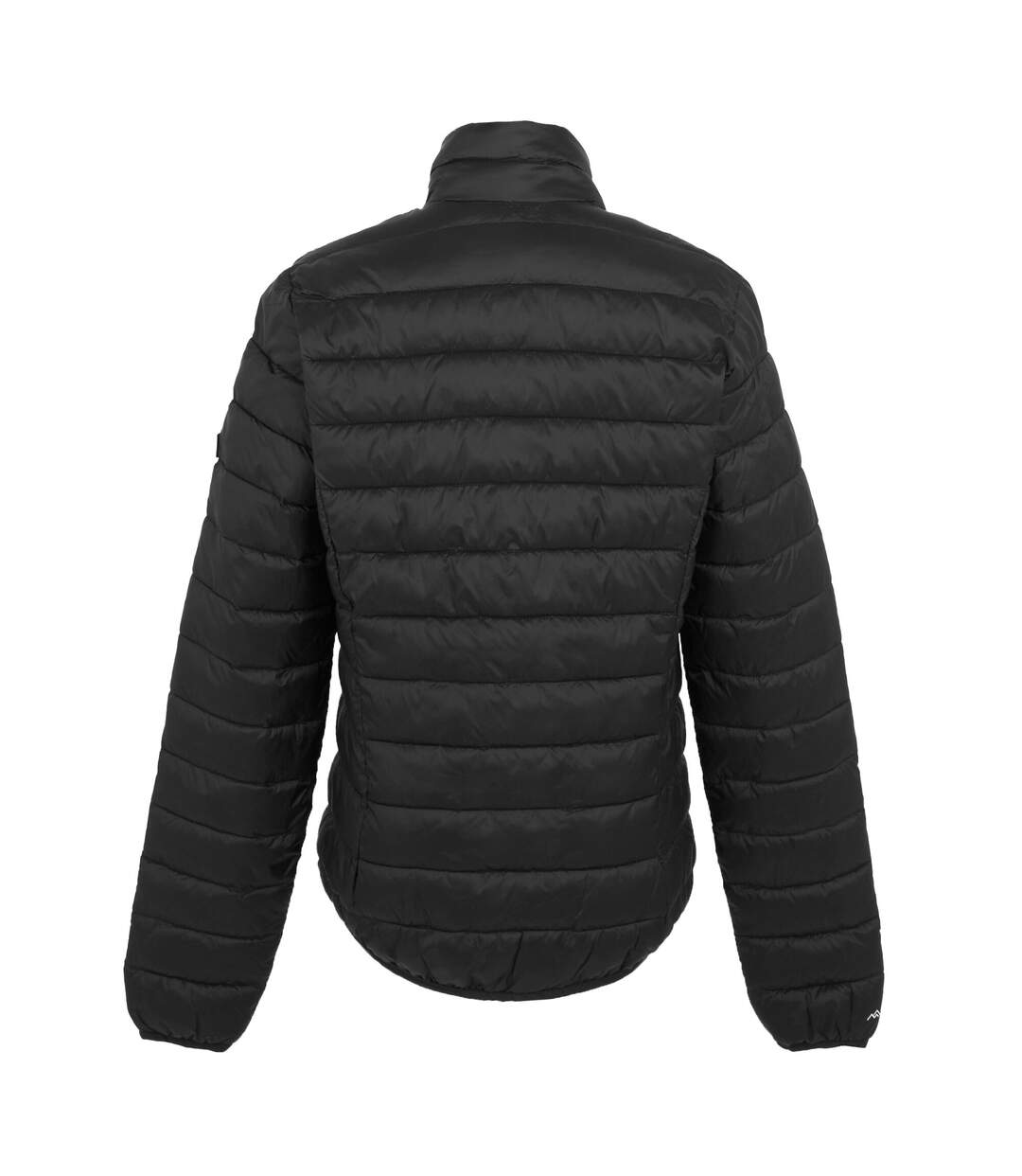 Womens/ladies Marizion Quilted Jacket Black Mineral Red Regatta-3