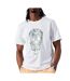T-Shirt blanc homme kaporal barok-1