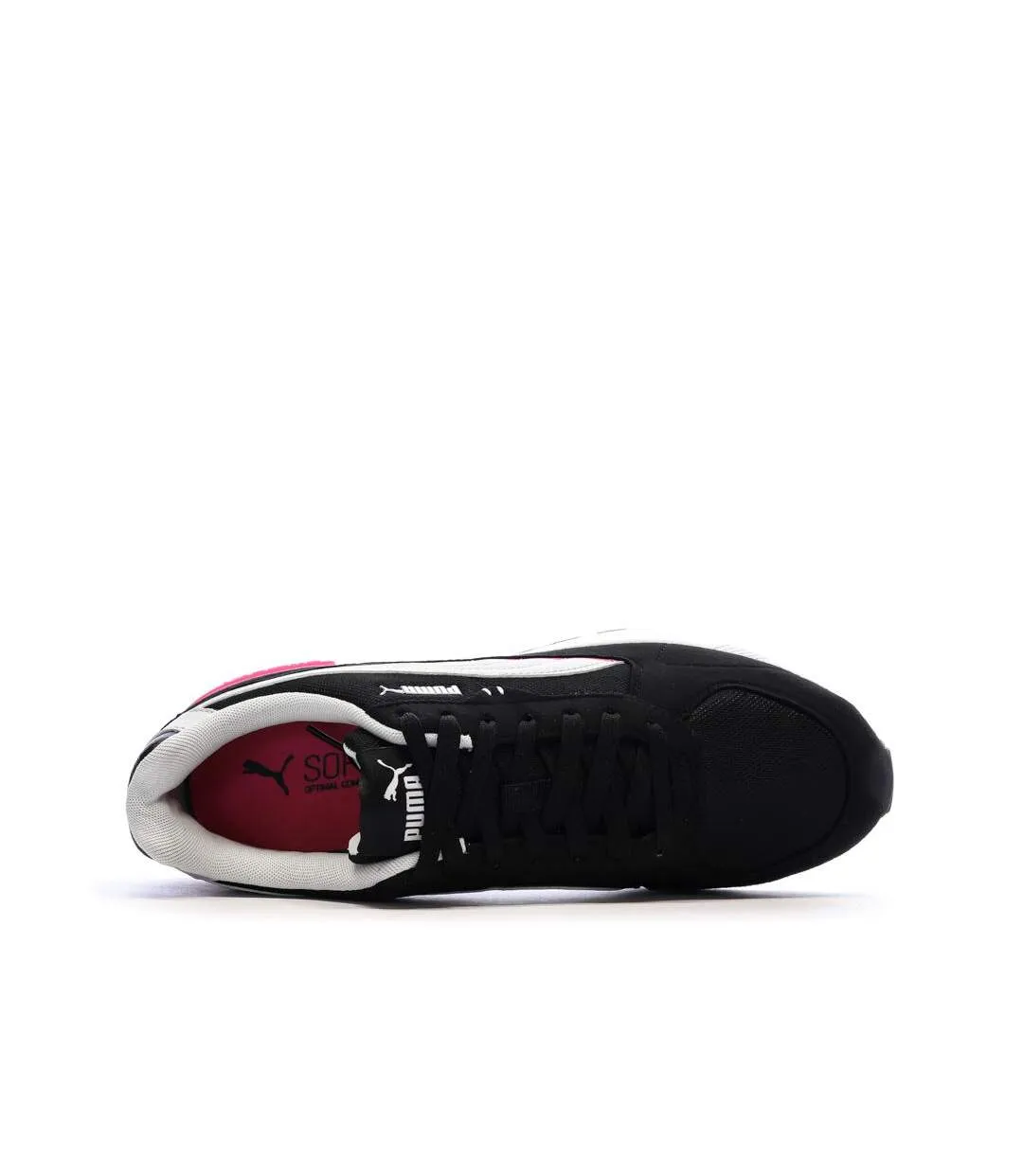 Baskets noires/blanc/rouges homme puma graviton-4